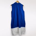 Reed Krakoff Dress Women's Size XL Dip Dye Sleeveless Shirt Dress Blue & White Photo 6