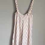 Maje  Rabano Striped Suspender Midi Dress Small Photo 3
