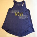 STONA Sport Tank Top Racerback Athletic Workout Move Graphic Blue Small Photo 0