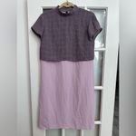 House Of Harlow 1960 x Revolve Purple Lilac Plaid Short Sleeve Dress Size S NWT Photo 8