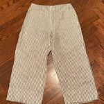 Reformation Stripe Flare Crop Pants Photo 0