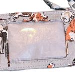 Vera Bradley Dog Show Zip ID and Lanyard Gray Photo 3