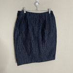 3.1 Phillip Lim  Blue Textured Skirt 2 Photo 4