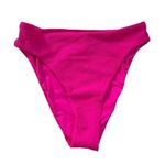 Becca Swimwear Pucker Up Danielle Bikini Swim Bottom Pink Size L NWT Photo 3