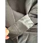 Karen Millen Black Sheath Moto Pencil Dress Silver Offset Zipper Snap $298 8 Photo 11