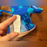 Delia's Polka dot royal blue and turquoise bikini top size large Delia’s Photo 2