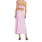 ALC Frank NWT ALC Sienna Strappy Cut Out Back Pink Halter Satin Slip Dress in Tube Rose 8 Photo 1