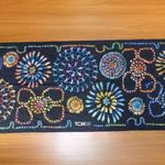 TCM Turner Classic Movie Scarf Black Colorful Fireworks Kaleidoscope Silk Wrap Photo 0
