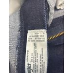 Wrangler High Rise Jeans Dark Wash Denim Straight Leg Women's 30x32 Photo 8