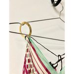 Poupette St. Barth Pop Saint Barth Sleeveless Hi-Low Hem Cover-Up Dress Purple Green Women's M Photo 1