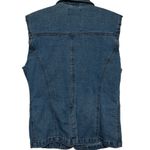 Comfort Denim Women's Short‎ Sleeve Button Front V Photo 1