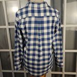 Vineyard Vines  Performance Womens Blue White Buffalo Check‎ Relaxed Shirt 8 Photo 1
