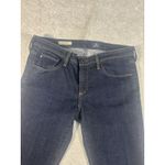 AG Adriano Goldschmied adriano goldschmied jeans stevie slim straight 29r raw hem Dark Wash Mid Rise Photo 3