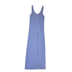 ENZA COSTA Silk Rib Midi Tank Dress Womens Small Lavender Lilac Sleeveless Purple Photo 1