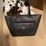 Liz Claiborne purse. Black pebbled leather Photo 1