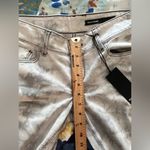 Black Orchid  28 Black Jewel Skinny Leg Distressed Denim Jeans Gray Tie-Dye Photo 7