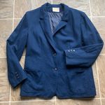 Pendleton Vintage  Navy Wool Blazer Photo 1