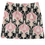 Fornash Vintage Women’s Size 8 Black Cream Pink Baroque Print A Photo 1