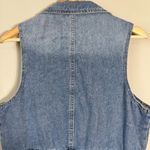 Joie  Sleeveless Collared Button Up Denim Mini Dress Women's XL Blue Jean Country Photo 9