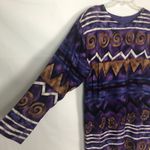 Sequel Vintage 80's Women's Long Sleeve Purple Dress Size 10 Photo 4