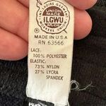 Roamans Black Lace Embroidered Corset Bralette SZ 42C #1969 Photo 6