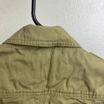 Vtg L'Esquimau International Womens Shirt 40 Khaki French Safari Hunting Snap Brown Photo 9