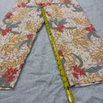 August Silk  100% Silk Leaf Pattern Pants Sz M Boho Peasant Contemprorary Retro Photo 7