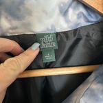 Wild Fable Women’s Full Zip Tie Dye Puffer Jacket Blue/White Size L Photo 4