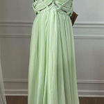 Light In The Box NWT  Lime Green Formal Gown Dress Cut Out Waist 26W 3X Photo 0