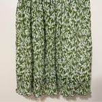 Abercrombie & Fitch  Floral Babydoll Plisse Ruched Mini Dress Size Large Petite Photo 4