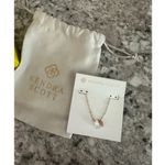 Kendra Scott Silver and White Pendant Necklace Photo 1