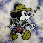 Mickey Mouse Whistlin Explorer Park Ranger Disney Tie Dye L Photo 1