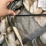 Petite Sophisticate VTG ‎ 8 floral jacket Blazer Brown Tan Photo 5