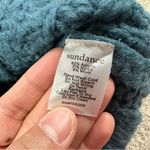 Sundance  Women’s Wool Blend Winter Tryst Cardigan Button Front in Teal Blue PM Photo 9