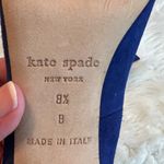 Kate Spade Heels | New York Dreamer Blue Suede Heart Peep Toe Pumps Size 8 1/2 B Photo 8