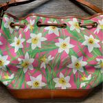 Dooney & Bourke  Pink Daffodil Drawstring Purse Photo 8