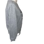 True Religion Gray And Black Logo Crewneck Sweatshirt Women's Size Small Photo 3