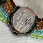 Vivani women Watch 30mm Oval Shaped Face mother pearl dial size 6” running Photo 4