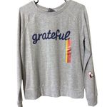 Grayson Threads Grayson/Threads women’s size small Heather grey long sleeve Grateful Sweatshirt Photo 0