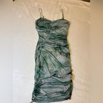 Guess Side Cinch Dress, color Tidepool Tie Dye, size small Photo 7