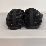 Tory Burch Black Crystal Embellished Bow Flats Shoes Women's Size 6.5M Photo 3