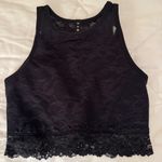 savage x fenty lace high neck sports bra Black Size XS Photo 1
