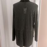 Gibson NWT  V Neck Gray & Black Striped Pullover Photo 1