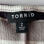 Torrid Women's Yellow Gray White Black Striped Knit Dress Size 2 2X Photo 5