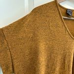 Clara Sun Woo V Neck Tunic Top Mustard Yellow Black Heather Size S Photo 4