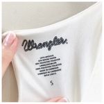 Wrangler Sleeveless Faux Wrap Cream Dress Photo 1