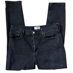 AGOLDE Nico Button Fly High Rise Slim Jeans in Cassette Size 31 Photo 5