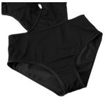 Women's Black Deep V Photo 5