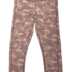 Athleta  Ultimate Stash Pocket Capri Small Pink Mauve Camo High Rise Workout EUC Photo 0