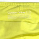 Outdoor Voices  Women’s Tech Sweat Classic 3/4 Leggings Size Small in Neon Yellow Photo 7